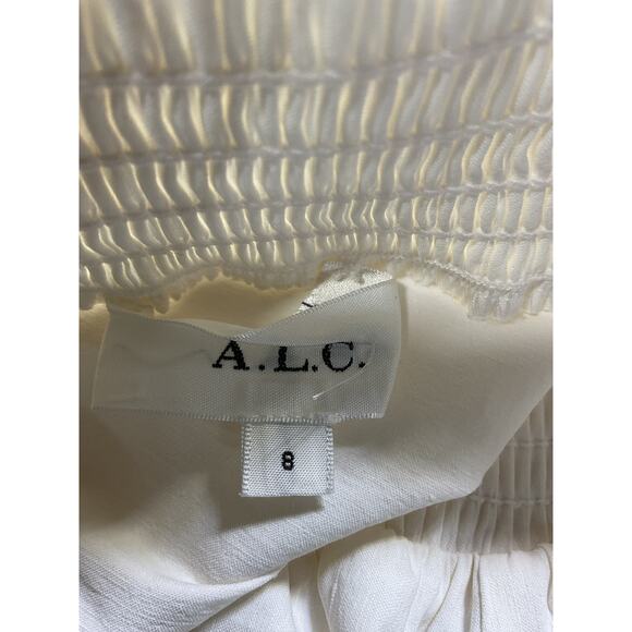 A.L.C. 'Adena' White Dress Size 8 - Picture 4 of 5